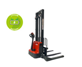 1300Kg Full Electric Adjustable Straddle Platform Stacker 3500mm Lift Height