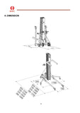 300Kg Heavy Duty Manual Duct Lifter