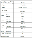 Portable Electric Telescopic Lifter