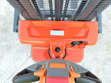 1300kg Straddle Leg Full Electric Fork Stacker Pallet Lifter Lift 2500mm