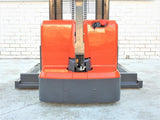 1300kg Straddle Leg Full Electric Fork Stacker Pallet Lifter Lift 2500mm