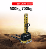500kg Smart Forklift Self Lift & Loading Semi Electric Stacker Lifter
