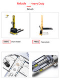 500kg Smart Forklift Self Lift & Loading Semi Electric Stacker Lifter
