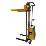 Semi Electric Platform & Fork Stacker Lifter Capacity 400Kg