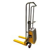 Semi Electric Platform & Fork Stacker Lifter Capacity 400Kg