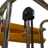Semi Electric Platform & Fork Stacker Lifter Capacity 400Kg