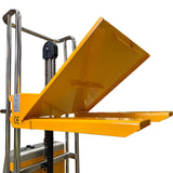 Semi Electric Platform & Fork Stacker Lifter Capacity 400Kg