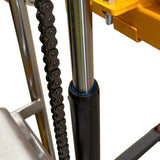 Semi Electric Platform & Fork Stacker Lifter Capacity 400Kg