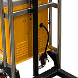 Semi Electric Platform & Fork Stacker Lifter Capacity 400Kg
