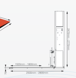 Semi-Auto Stretch Wrapping Machine Pallet wrapping Machine