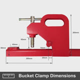 900kg Front End Bucket Loader Clamp on Fork Extensions