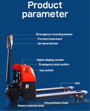 2.0T Heavy Duty Full Electric Pallet Jack Truck