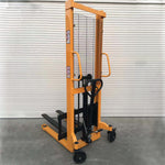 Heavy Duty Manual Fork Standard Leg Stacker 1000kg capacity