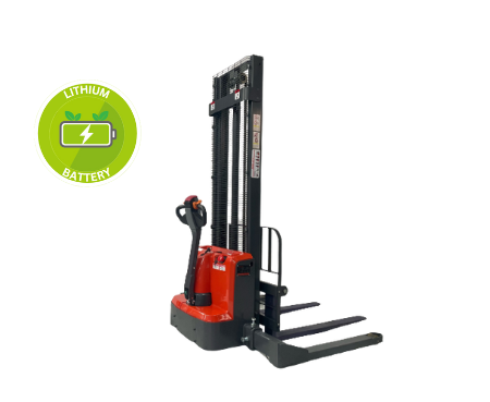 1300Kg Full Electric Adjustable Straddle Platform Stacker 3500mm Lift Height 