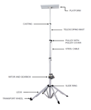 Portable Electric Telescopic Lifter