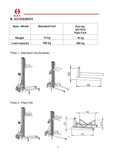 300Kg Heavy Duty Manual Duct Lifter 