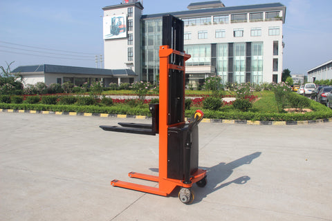 1500kg Full Auto Standard Legs Electric Pallet Fork Stacker 3.0m Lift