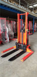 1500Kg Electric Straddle Leg Fork Pallet Stacker 1600mm Lift1500Kg Electric Straddle Leg Fork Pallet Stacker 1600mm Lift