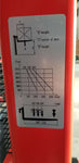 1.5T Heavy Duty Semi Auto Electric Fork Standard Leg Stacker 3.0m Lift