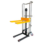 400Kg Manual Platform Fork Stacker Lifter 1.5M