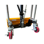 400kg Rated Manual Platform Stacker with Removable Platform