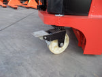 1.5T Semi Auto Electric Fork Straddle Leg Fork Stacker Lifter 3.0m Lift