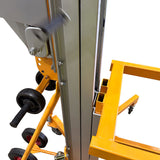 Aluminium Aerial Work Platform Trolley Duct Lifter Capacity 300Kg