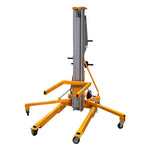 Aluminium Aerial Work Platform Trolley Duct Lifter Capacity 350Kg