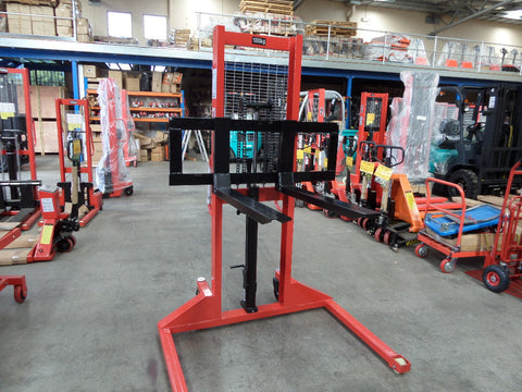 1Ton Manual Straddle Leg Stacker 1.6m Lift High