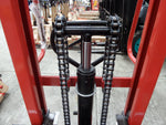 1.5Ton Manual Straddle Leg Pallet Stacker Lifter 1.6m