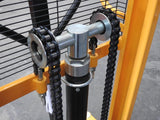 Heavy Duty Manual Fork Standard Leg Stacker 1000kg capacity