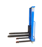 1000kg Semi Electric Portable Self Loading Stacker Pallet Lifter Forklift 1.3m