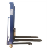1000kg Semi Electric Portable Self Loading Stacker Pallet Lifter Forklift 1.3m