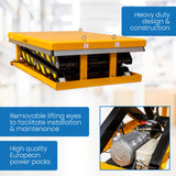 4000kg capacity Double Scissor Electric Lift Table