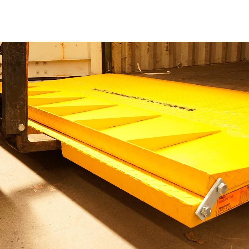 Crn8 Container Ramp 8T Self Levelling Forklift Container Ramp – Industrial Solution Australia