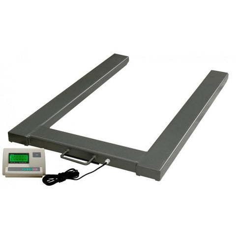 2 Ton Ultra Light Portable Freight Floor "U" Beam Pallet Scales  