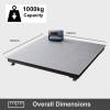 1 Ton Industrial Scales Freight Floor Pallet Drum Scales