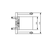 Manual Standard Steel Platform Lifter 340kg