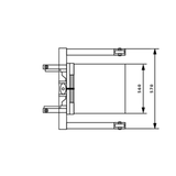 Manual Standard Steel Platform Lifter 340kg