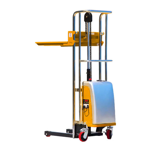 Semi Electric Platform & Fork Stacker Lifter Capacity 400Kg