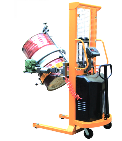 Electric Steel and Plastic Drum Lifter Rotator 450Kg Lift Height 1500mm