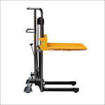 400kg Manual Adjustable Fork & Platform Stacker 1.5m