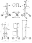 Gas Trolley Lifter Lifting Capacity 100kg