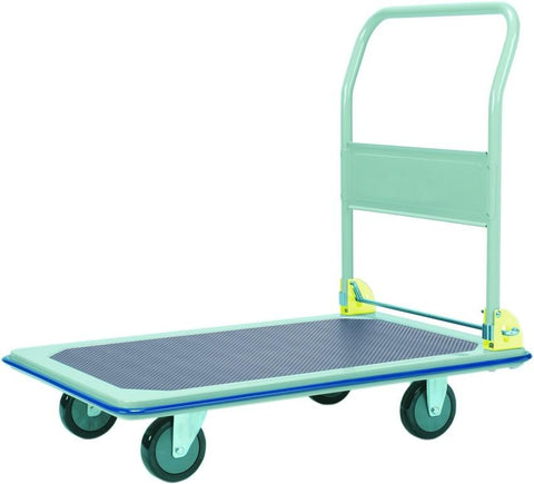 Industrial Platform Trolley With Fixed Handle Capacity 300Kg 