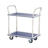 370kg Rated 2 Tier Double Handle Platform Trolley