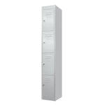 4 Door Industrial Metal Locker Storage