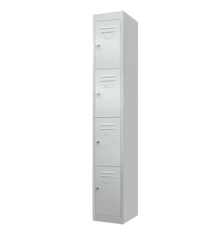 4 Door Industrial Metal Locker Storage