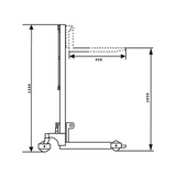 Multi Purpose Foldable Aluminium Lightweight Material Lifting Trolley