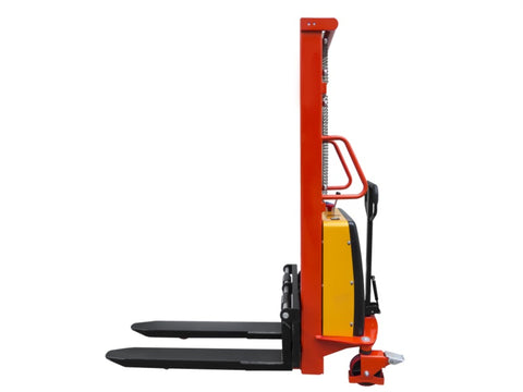 1500Kg Semi Auto Electric Fork Standard Leg Stacker 3.5m Lift