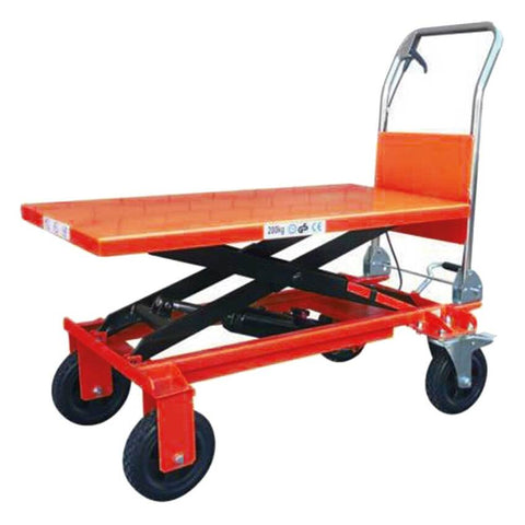 Rough Terrain Manual Scissor Lift Table Capacity 200kg - Quality Jack